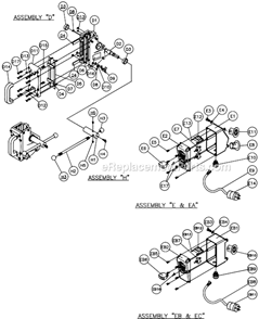 Page E Diagram and Parts List for MANTAIII  MK Diamond Electric Drill